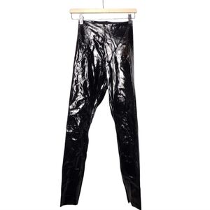 Commando Faux Patent Leather Black Legging Liquid Shine Latex Vegan